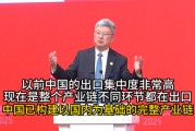 朱民：中国已构建以国内为基础的完整产业链