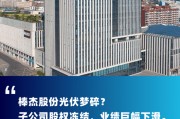 跨界玩家棒杰股份子公司股权又被冻结